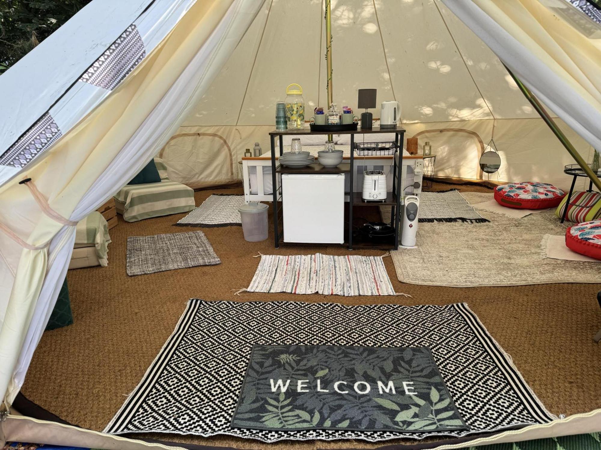 فيلا Spacious Bell Tent At Herigerbi Park Lincolnshire غرانثام المظهر الخارجي الصورة